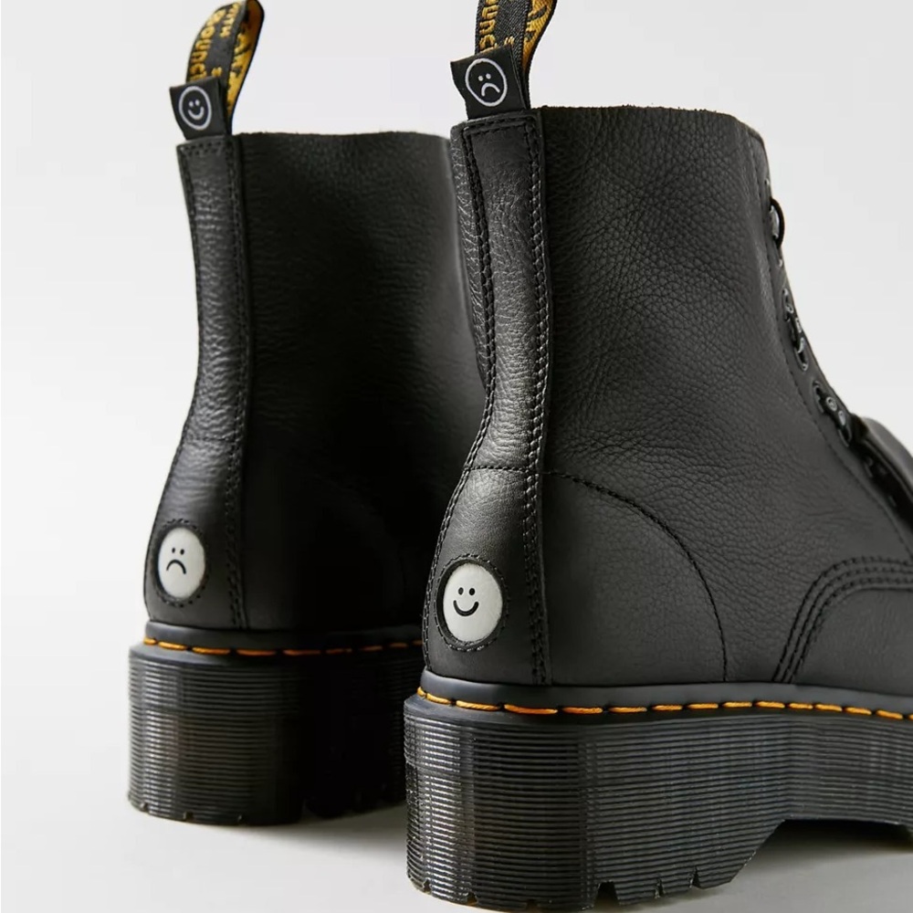 Dr. Martens | Sinclair Lazy Oaf Leather Platform Boots - Picture 9 of 11